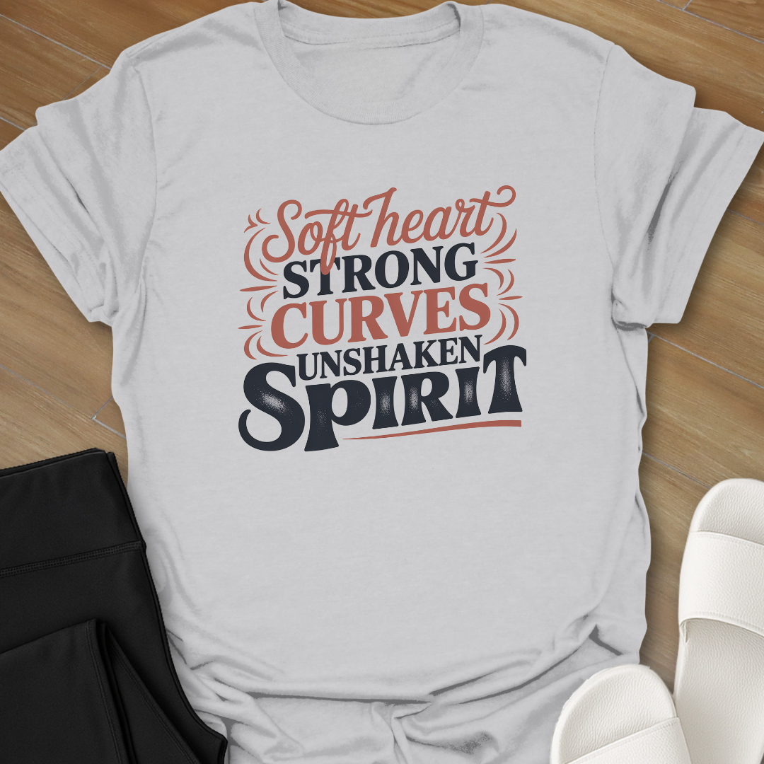 Curvy Girl Unshaken Spirit T-Shirt