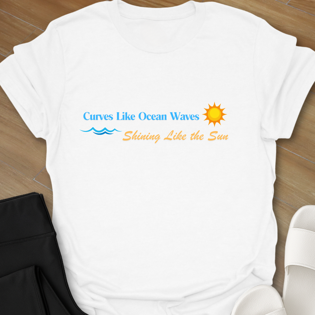Curves Like Ocean Waves T-Shirt
