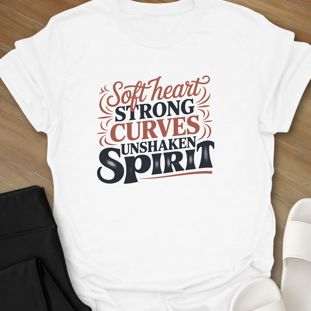 Curvy Girl Unshaken Spirit T-Shirt