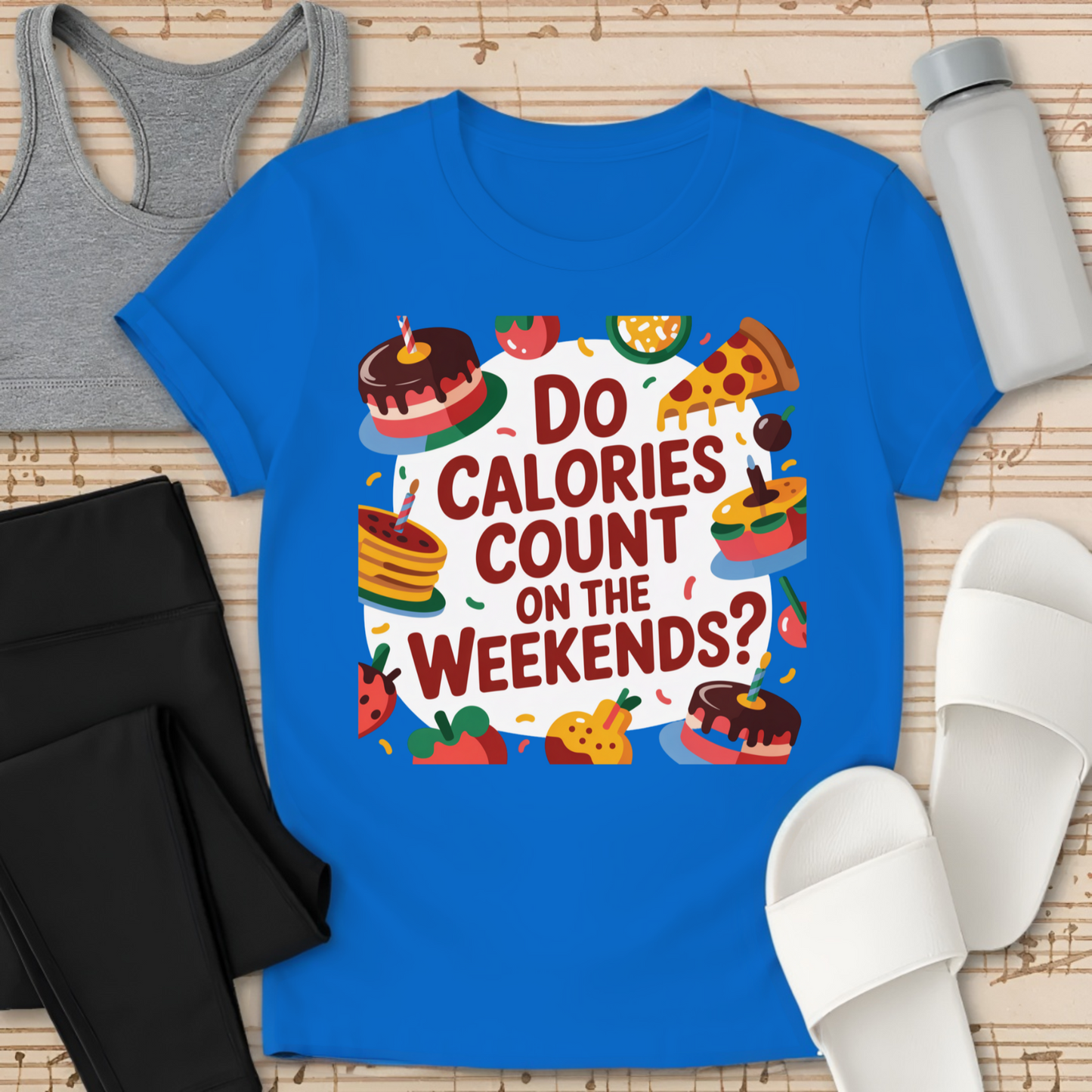 Do Calories Count on the Weekends? T-Shirt