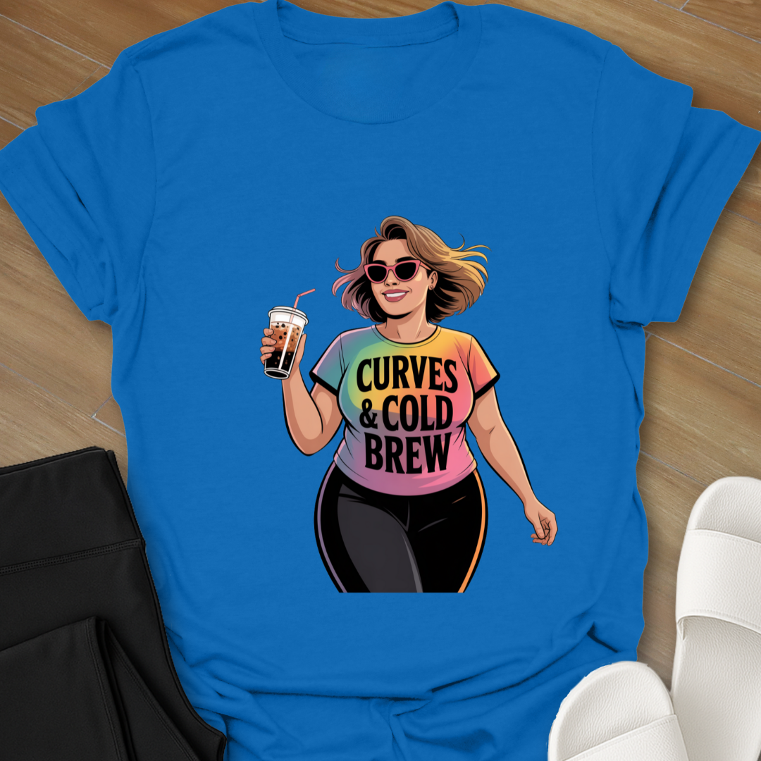 Curves & Cold Brew T-Shirt