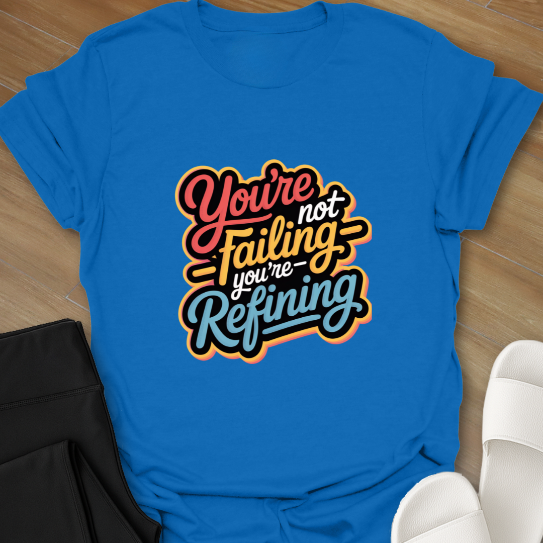 You're Not Failing You're Refining T-Shirt