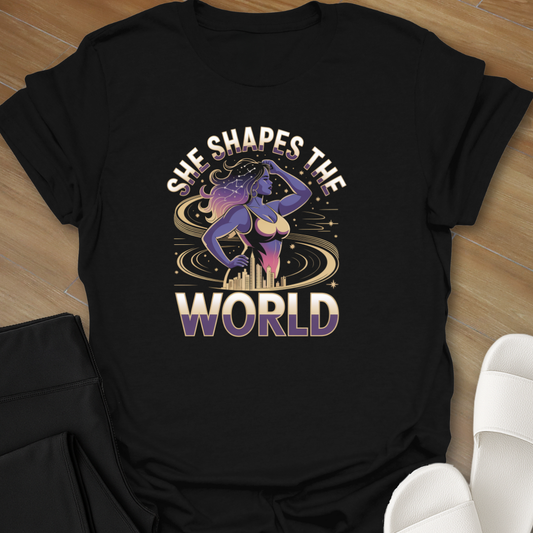 She shapes the world T-Shirt