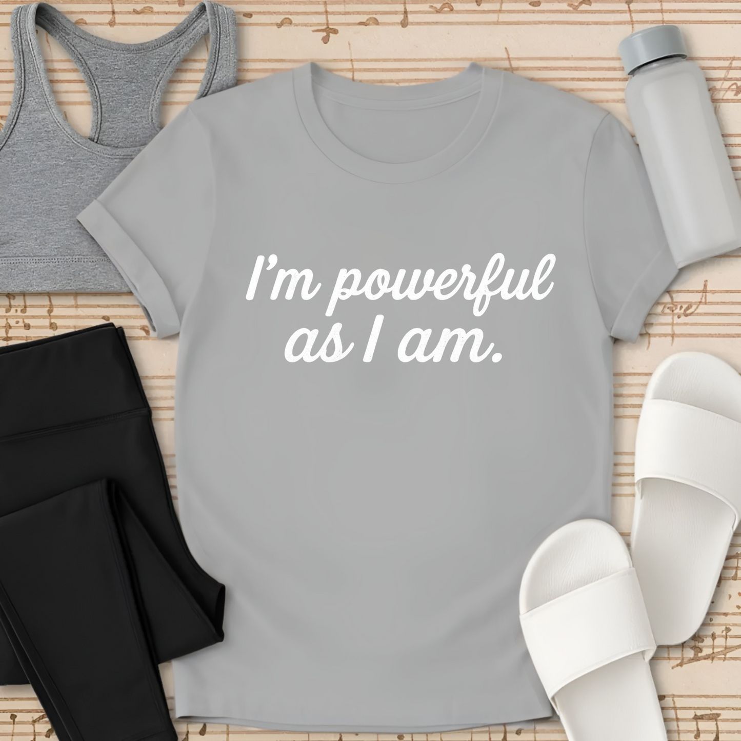 I'm powerful as I am T-shirt