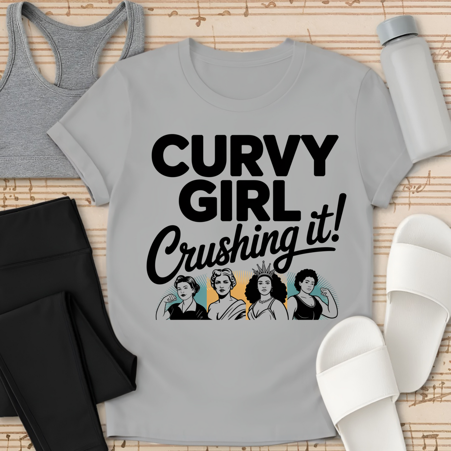 Curvy Girl Crushing it! T-shirt