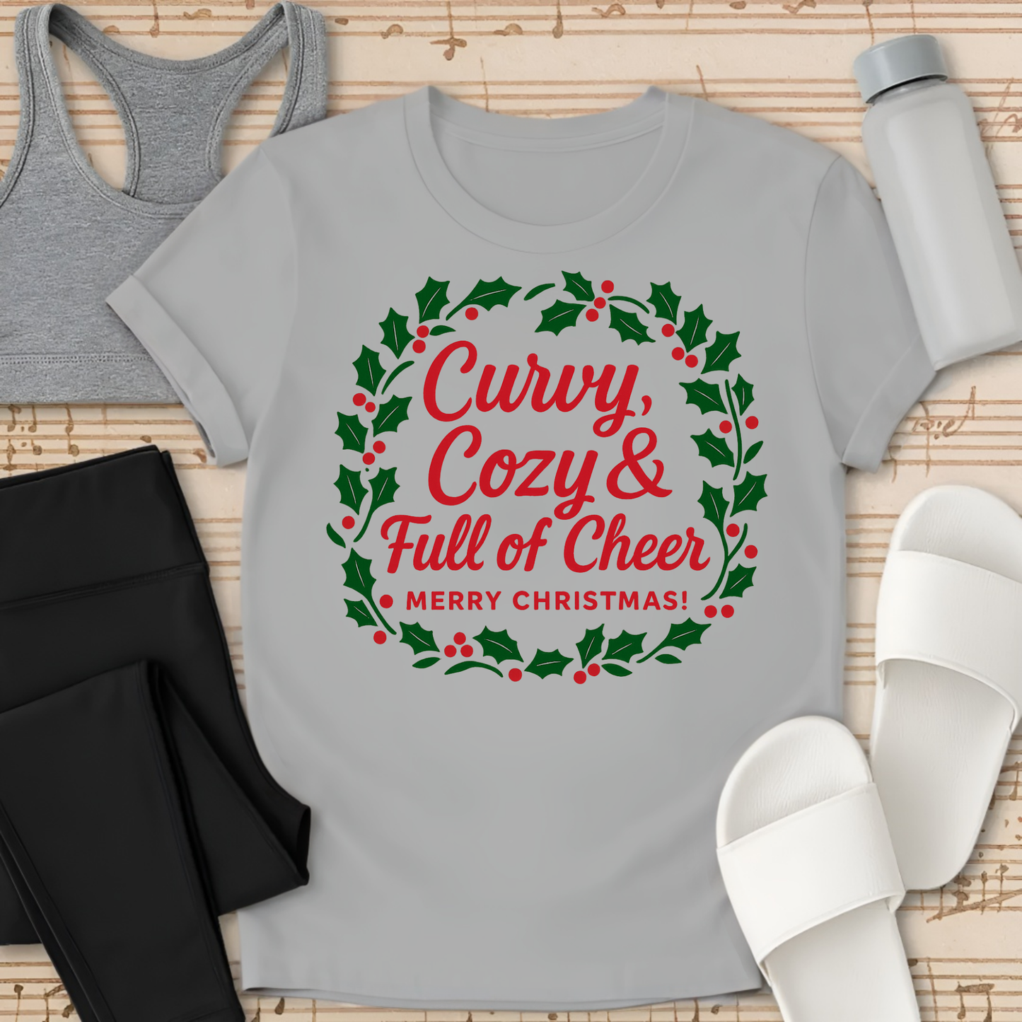 Curvy, Cozy & Full of Cheer T-Shirt