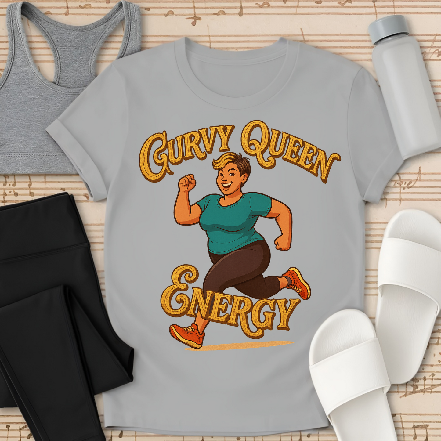 Curvy Queen Energy T-Shirt