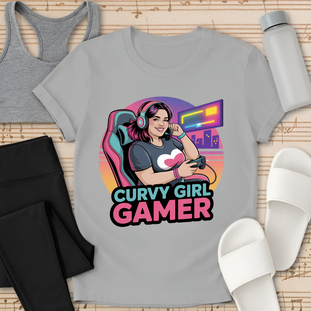 Curvy Girl GamerT-Shirt