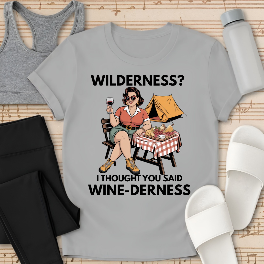 Curvy Girl Wine-Derness T-Shirt