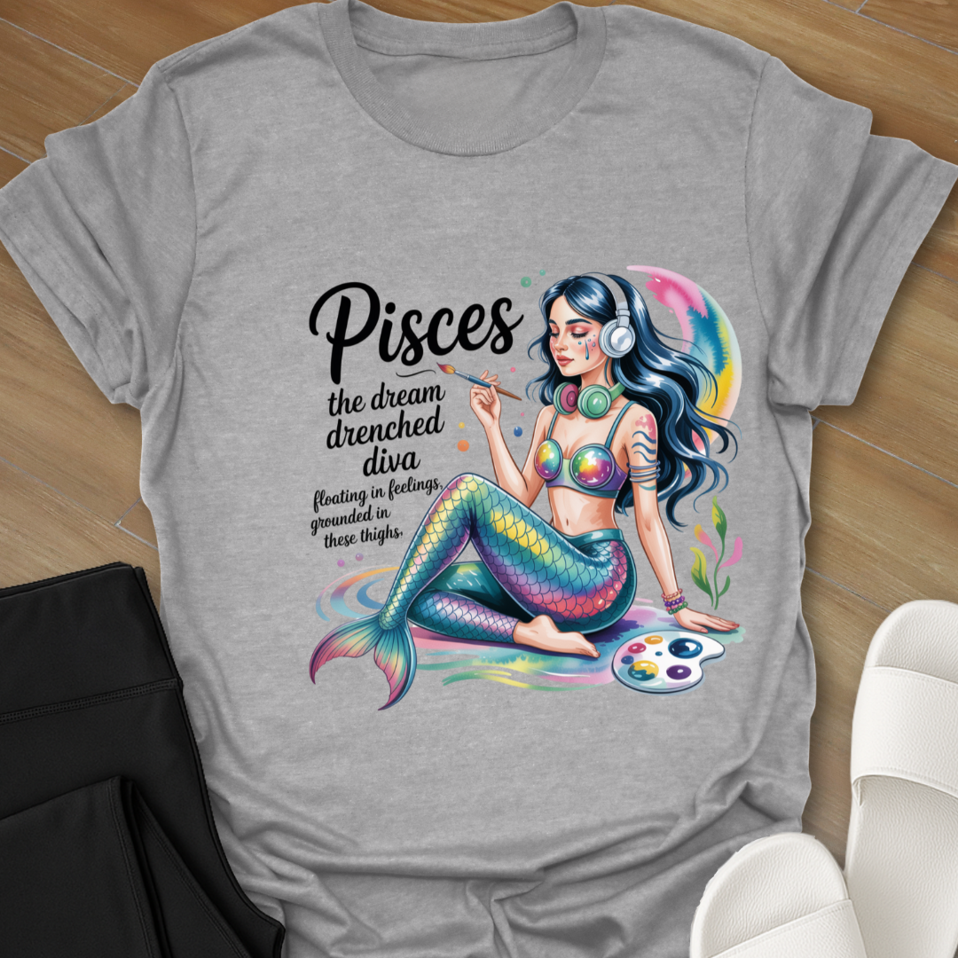 PISCES The dream drenched diva T-Shirt