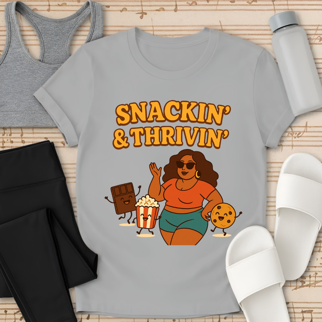 Curvy Snacking and Thriving T-Shirt