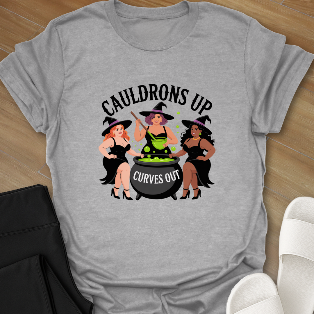 Cauldrons Up Curves Out T-Shirt