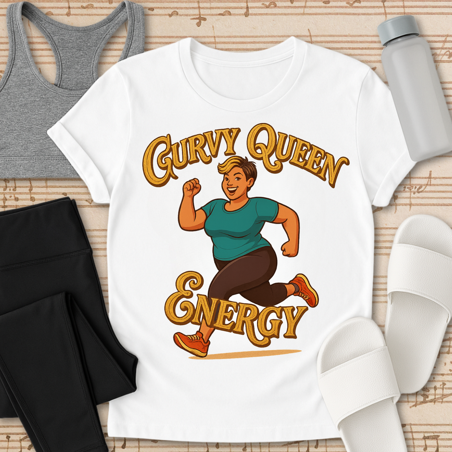 Curvy Queen Energy T-Shirt