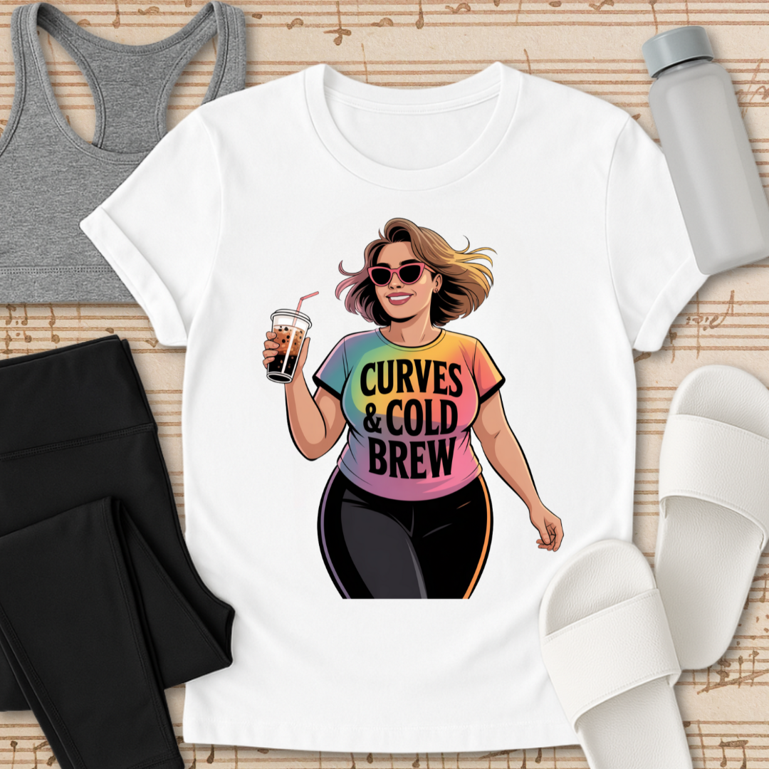 Curves & Cold Brew T-Shirt