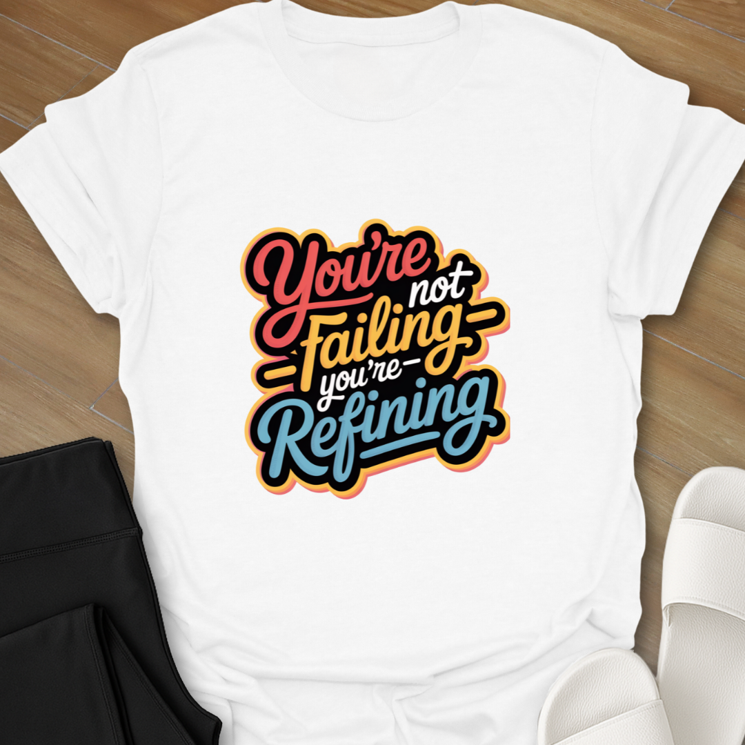 You're Not Failing You're Refining T-Shirt