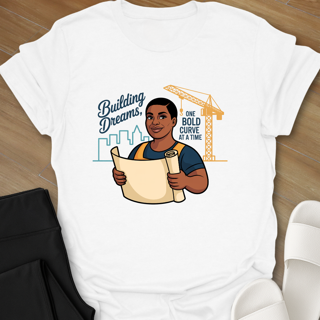 Building Dreams, One BOLD curve at a Time T-Shirt