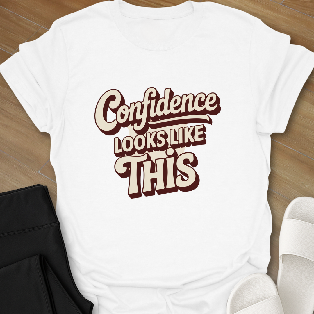 Confidence Looks Like This T-Shirt