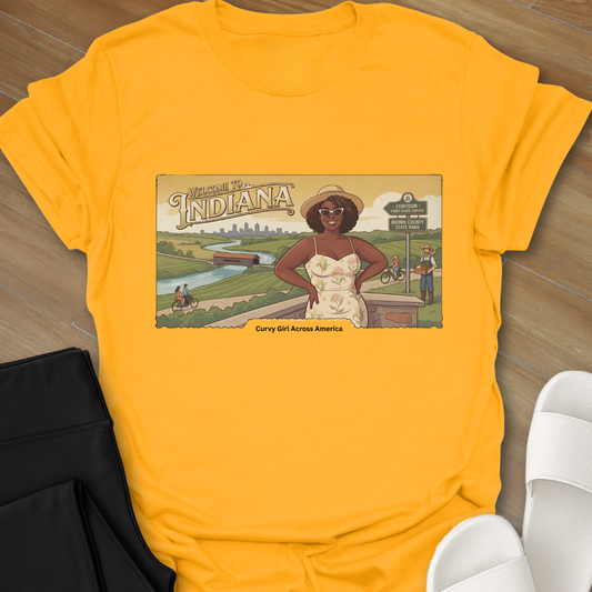 Indiana Curvy Girl T-Shirt
