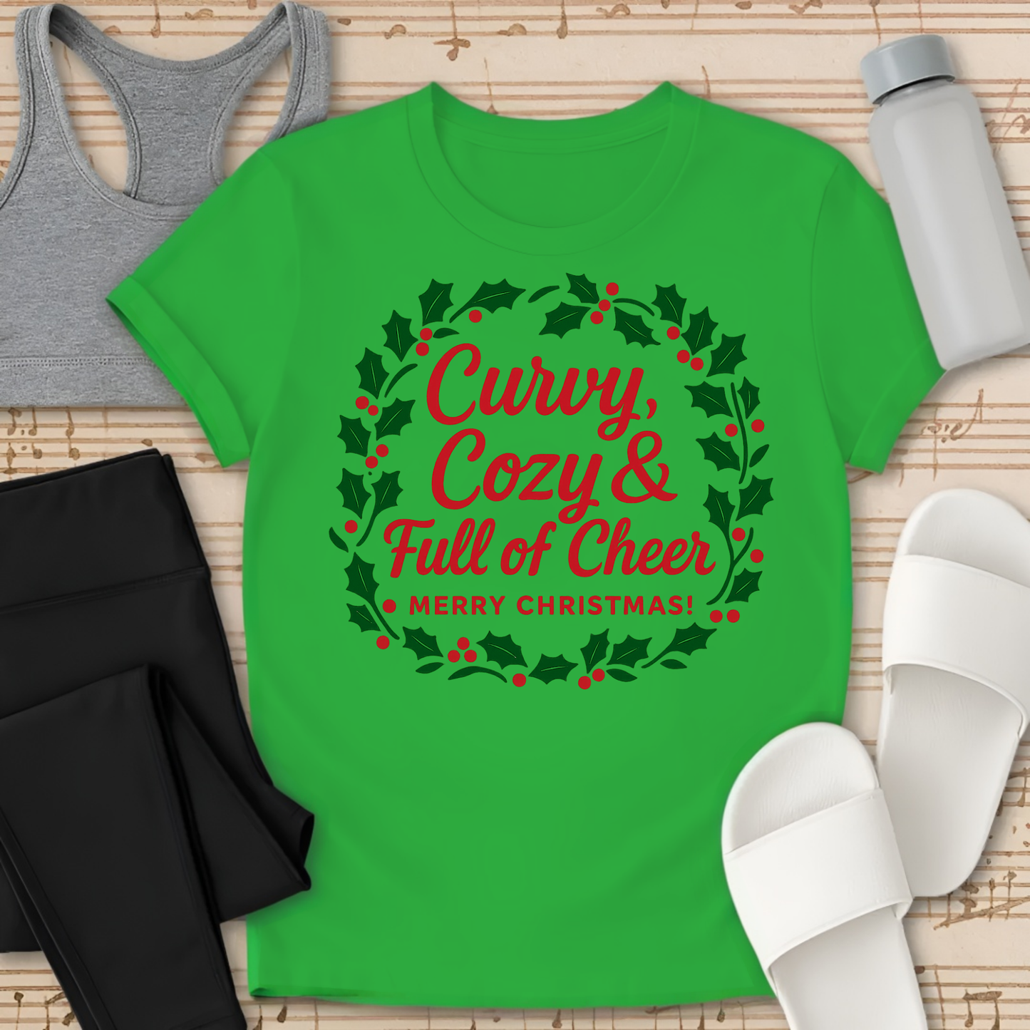 Curvy, Cozy & Full of Cheer T-Shirt