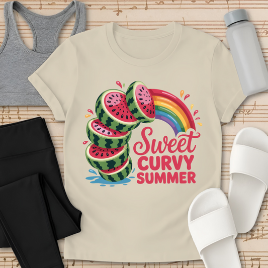 Sweet Curvy Summer T-Shirt