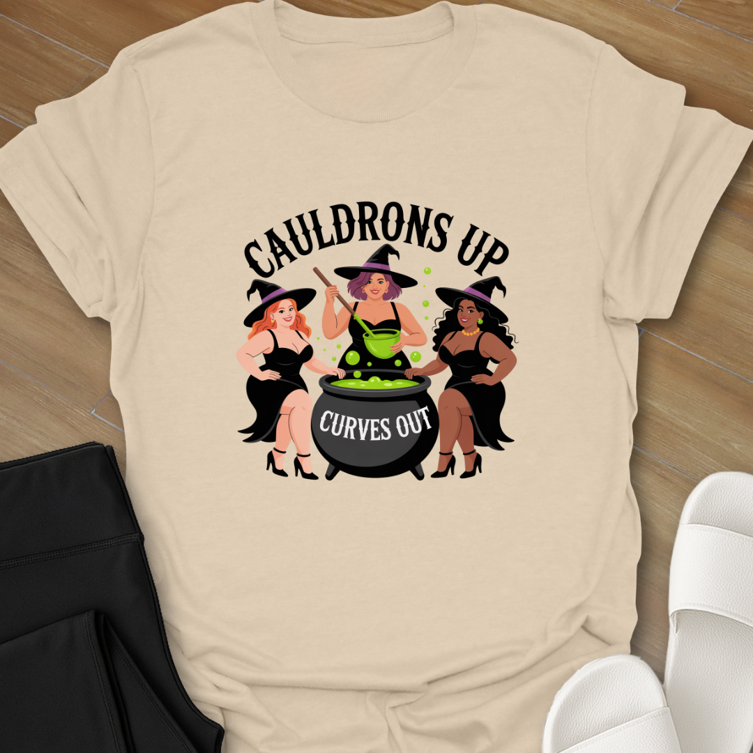 Cauldrons Up Curves Out T-Shirt