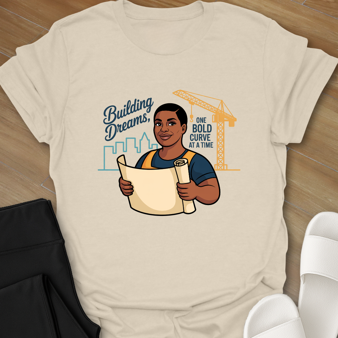 Building Dreams, One BOLD curve at a Time T-Shirt