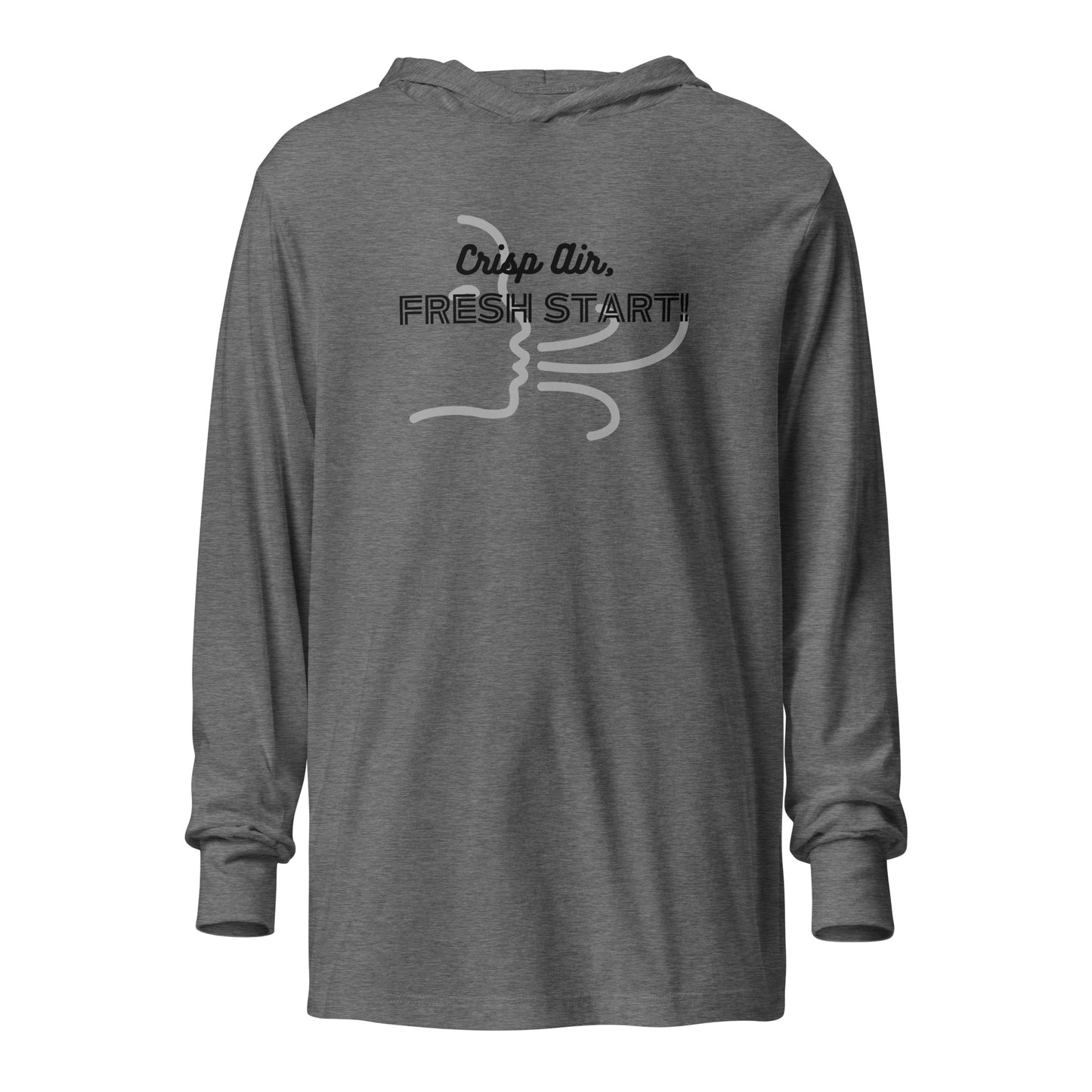 Clear Air! Fresh Start! Hooded Long-sleeve Tee Ciaobellatre