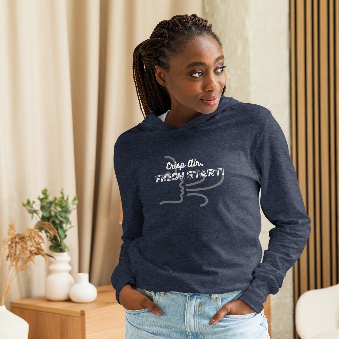 Clear Air! Fresh Start! Hooded Long-sleeve Tee Ciaobellatre