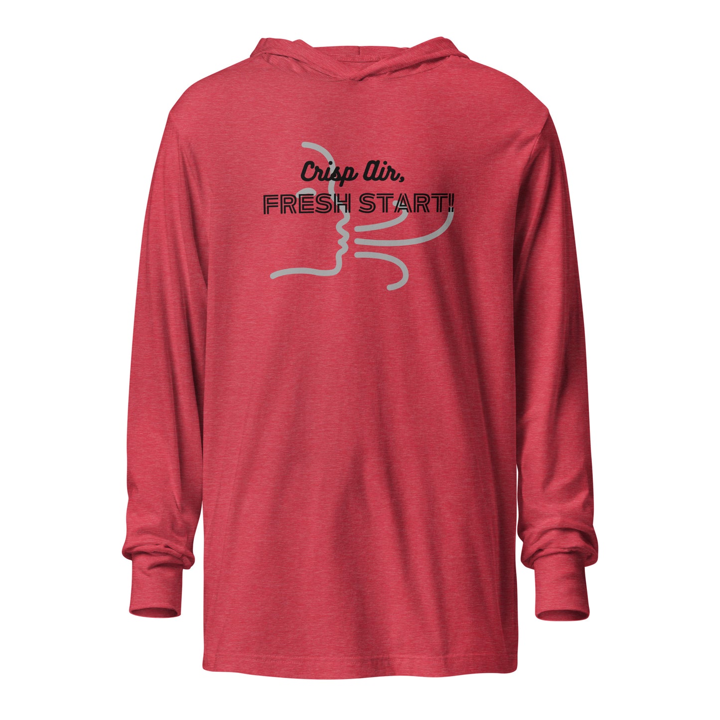 Clear Air! Fresh Start! Hooded Long-sleeve Tee Ciaobellatre