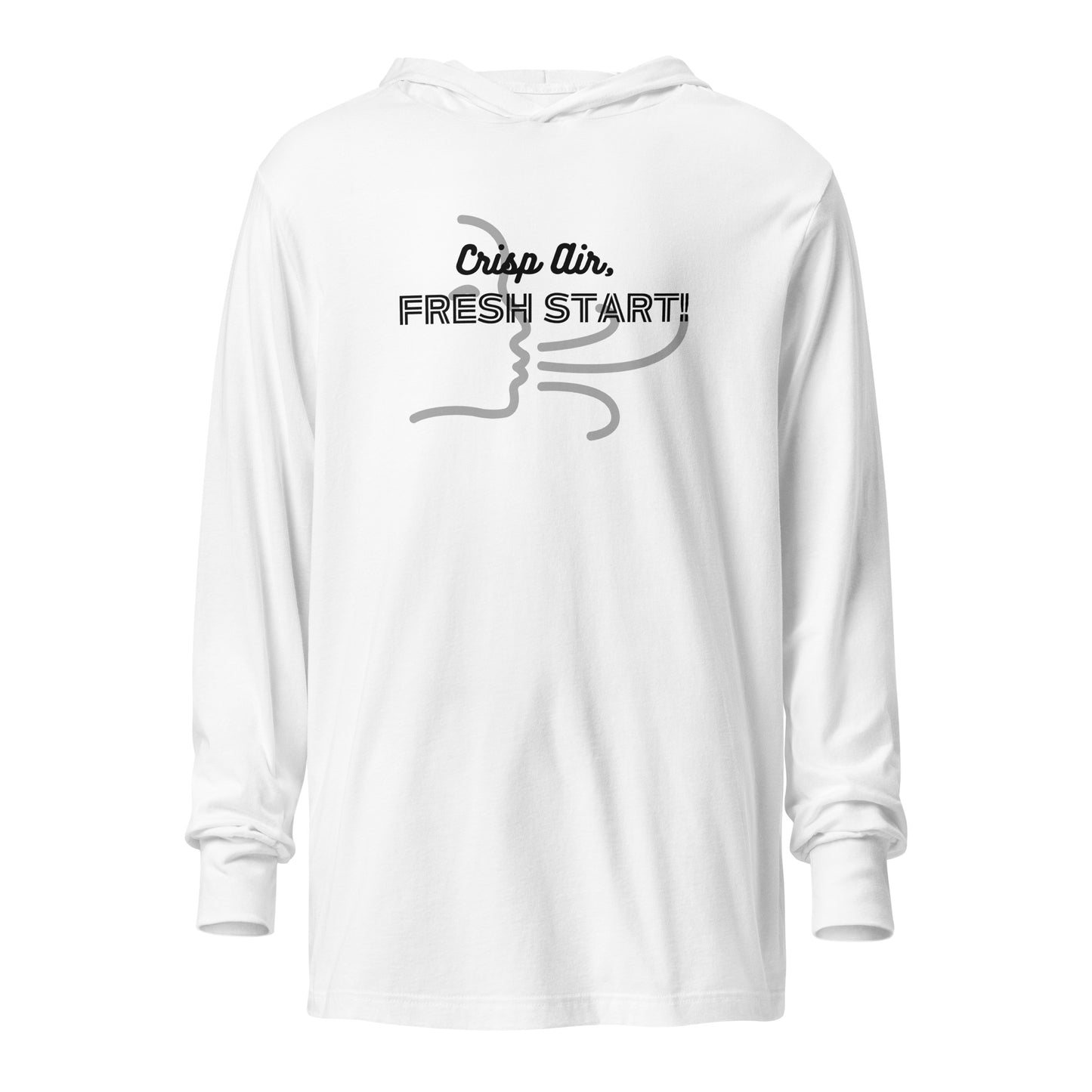 Clear Air! Fresh Start! Hooded Long-sleeve Tee Ciaobellatre