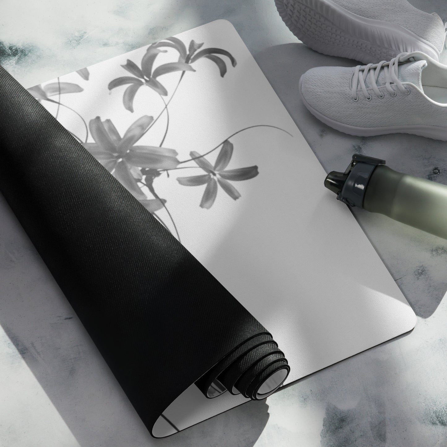 Be Calm and Directed Yoga/Exercise Mat Ciaobellatre