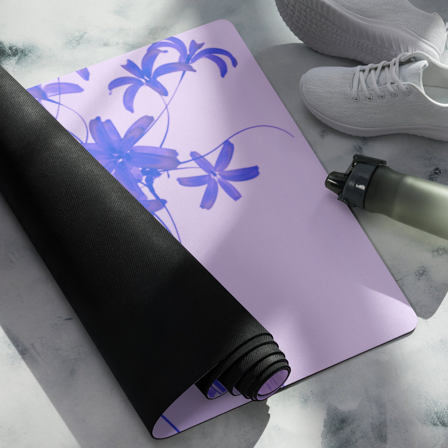Be Calm and Directed Yoga/Exercise Mat Ciaobellatre