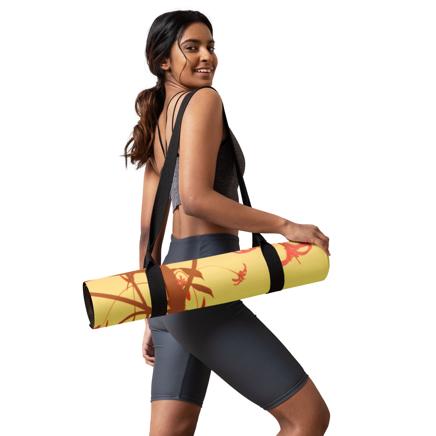 Be Calm But Directed Yoga/Exercise Mat Ciaobellatre