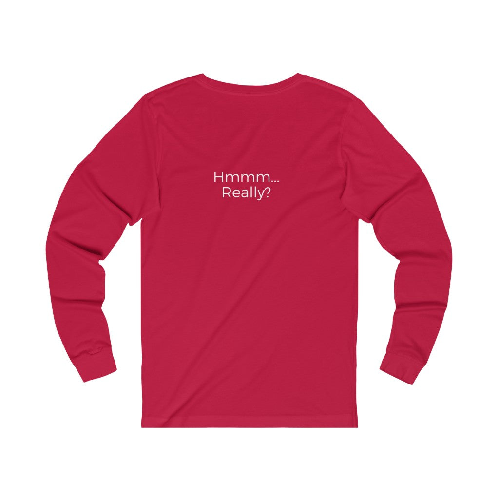 Excuse #8 Graphic Jersey Long Sleeve Tee Printify