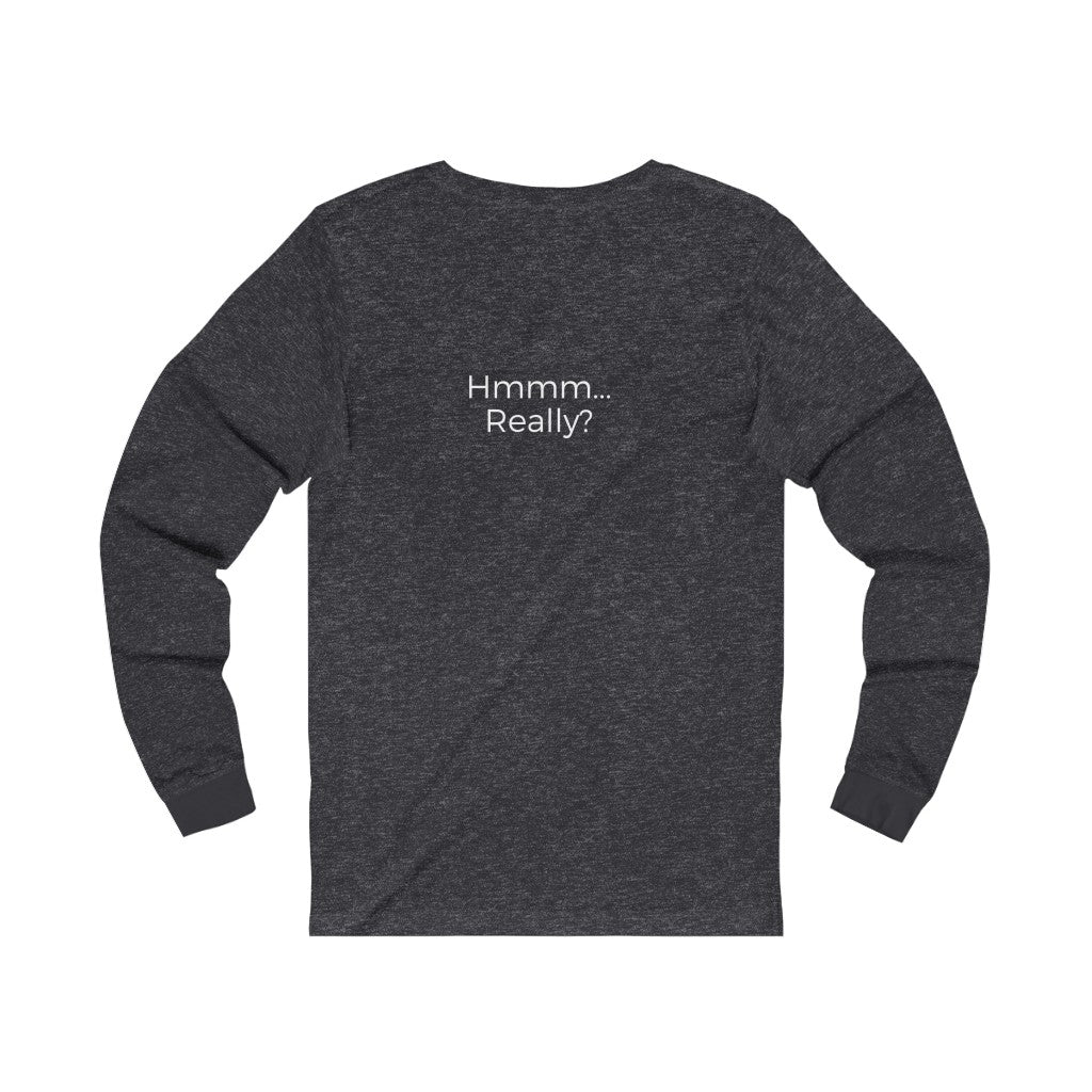 Excuse #8 Graphic Jersey Long Sleeve Tee Printify