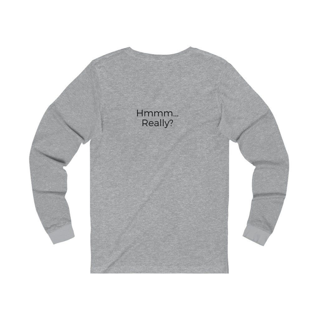 Excuse #8 Graphic Jersey Long Sleeve Tee Printify