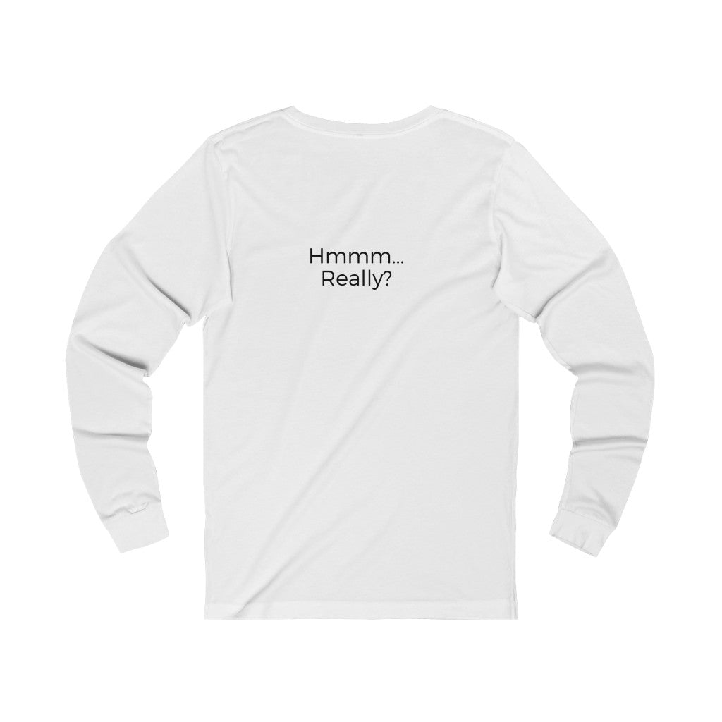 Excuse #8 Graphic Jersey Long Sleeve Tee Printify