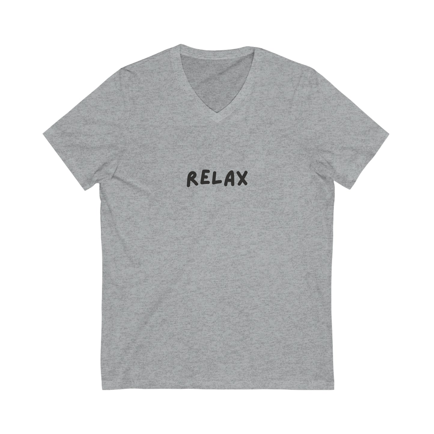 Relax And Breathe V-neck T-shirt Printify
