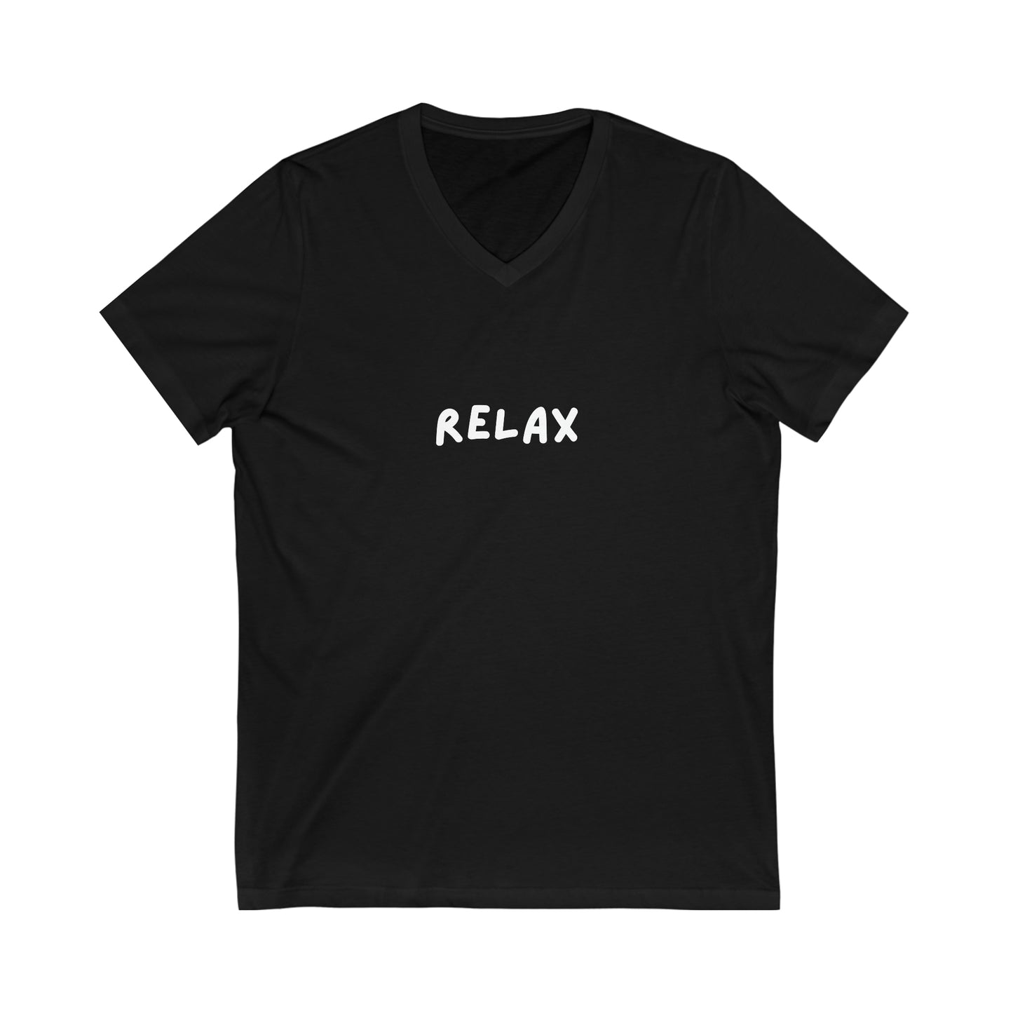 Relax And Breathe V-neck T-shirt Printify