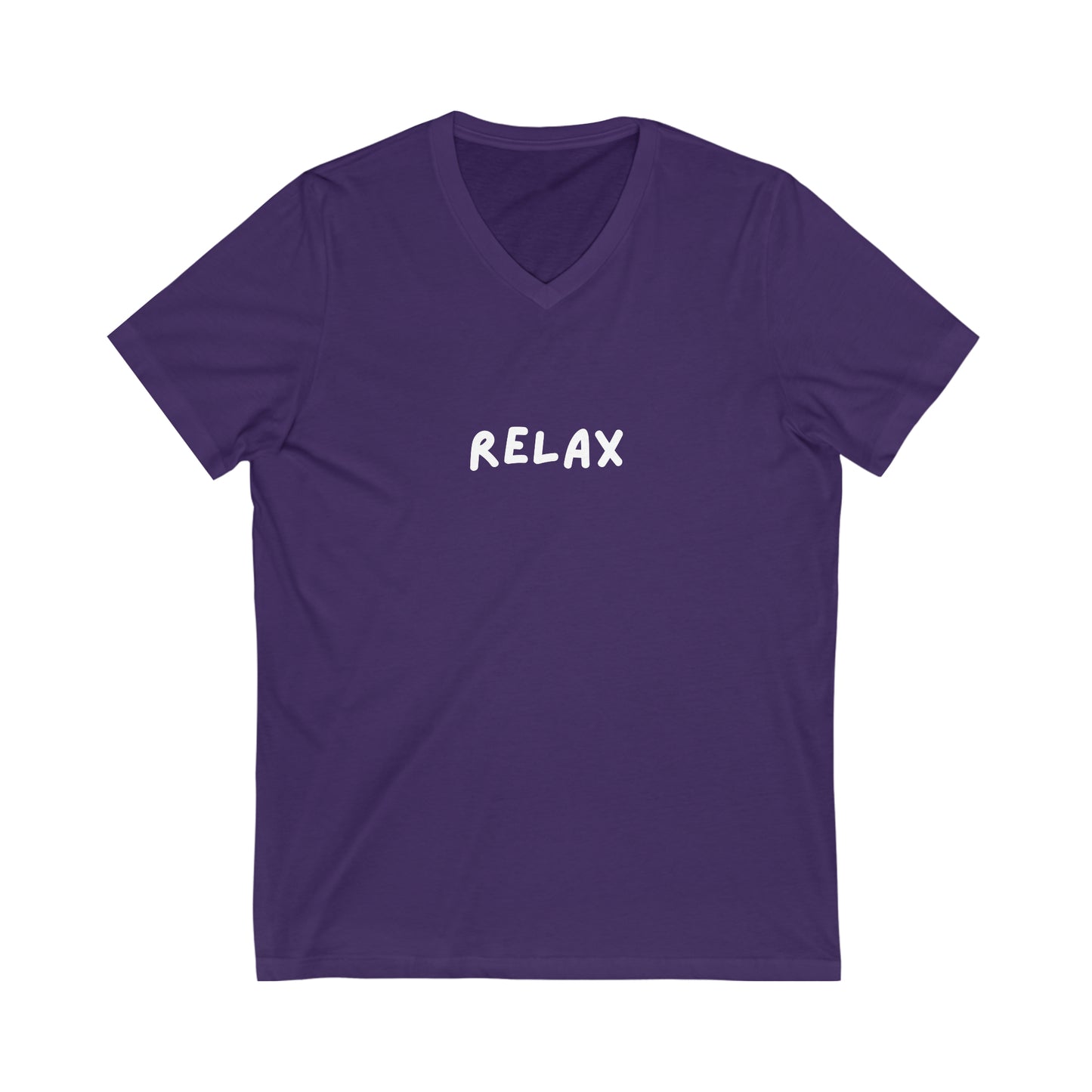 Relax And Breathe V-neck T-shirt Printify