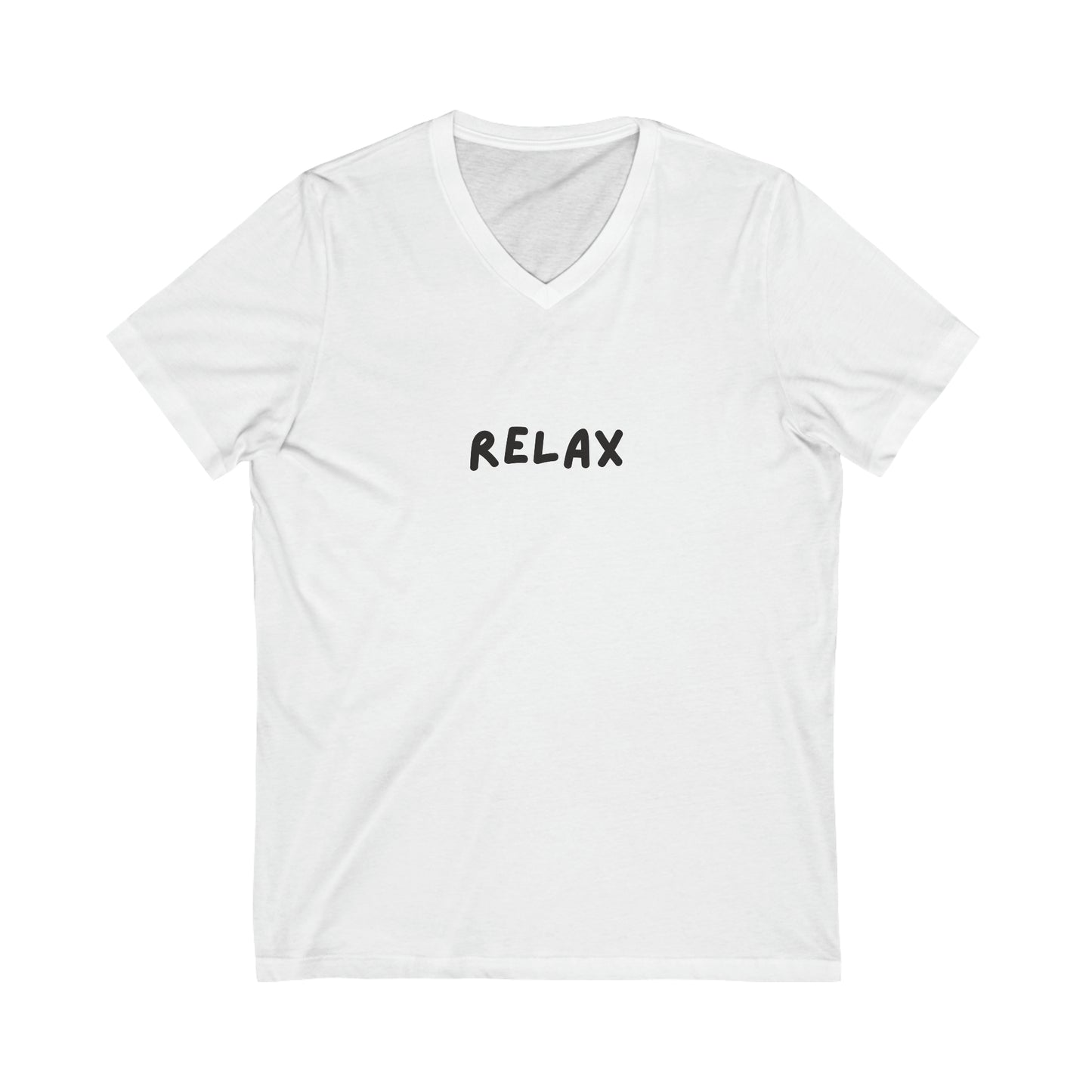 Relax And Breathe V-neck T-shirt Printify