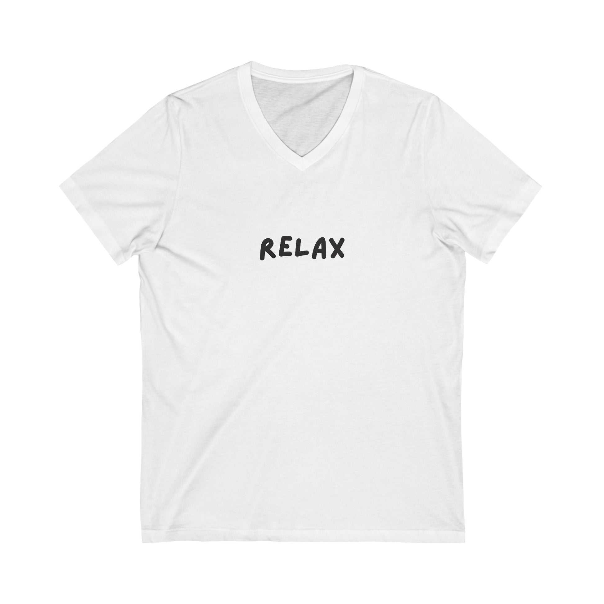 Relax And Breathe V-neck T-shirt Printify