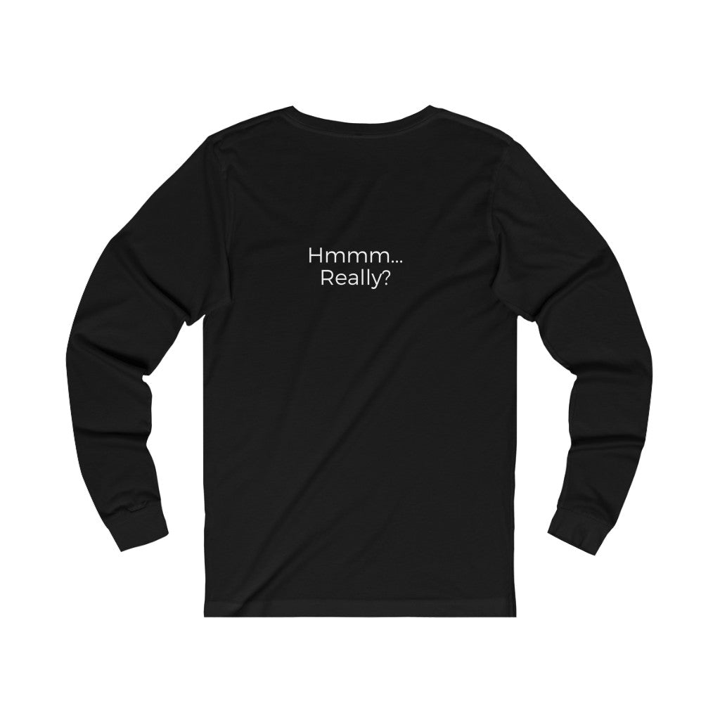 Excuse #8 Graphic Jersey Long Sleeve Tee Printify