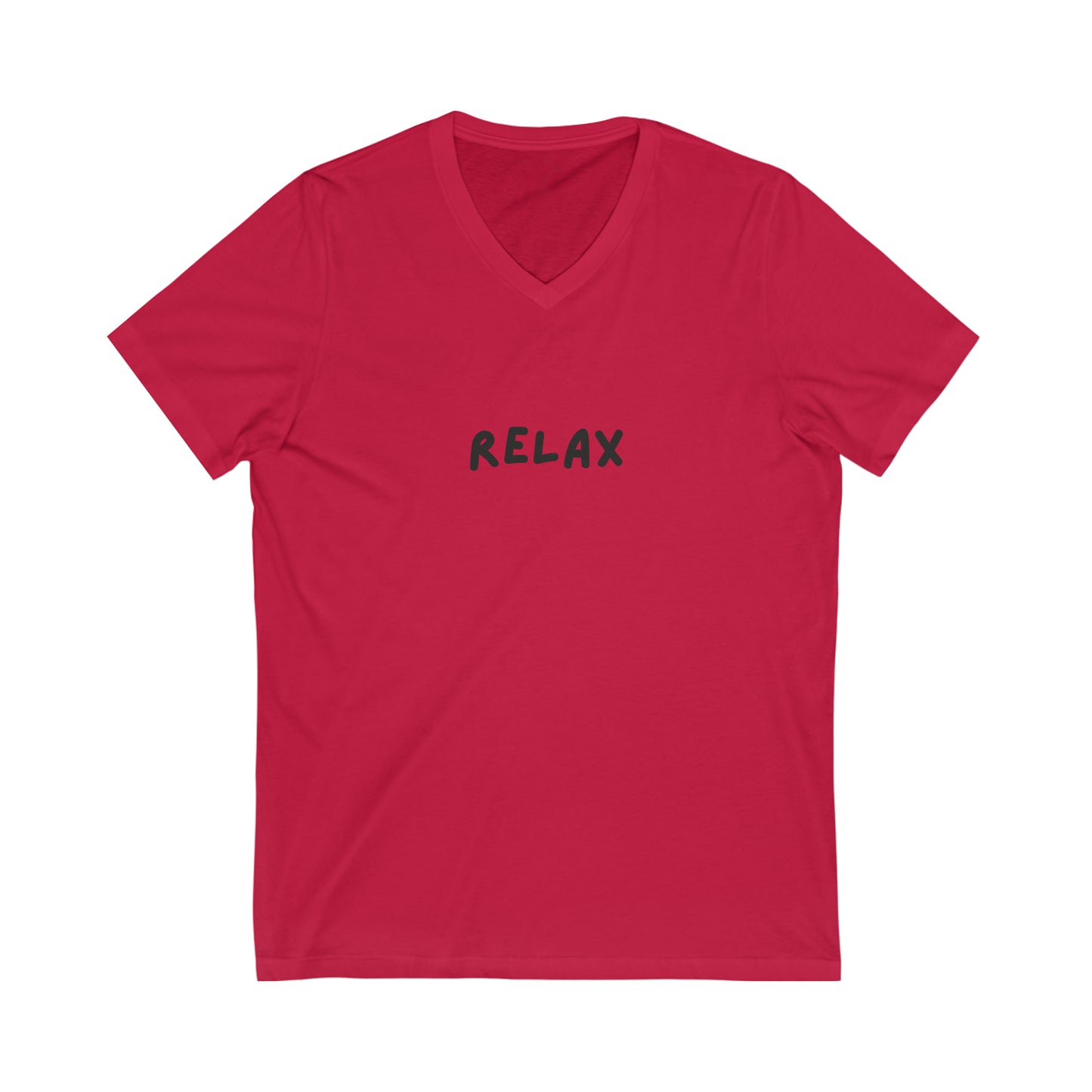 Relax And Breathe V-neck T-shirt Printify