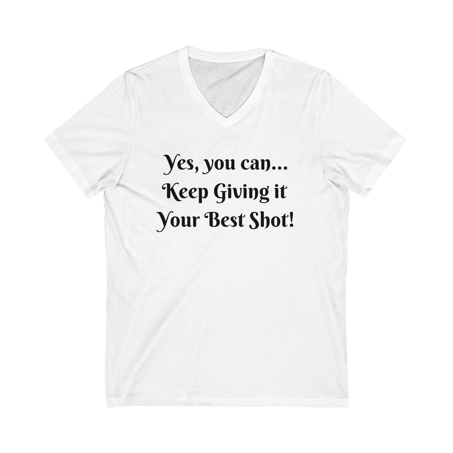 Empower Yourself with 'Yes, You Can' Women's Graphic T-Shirt Printify