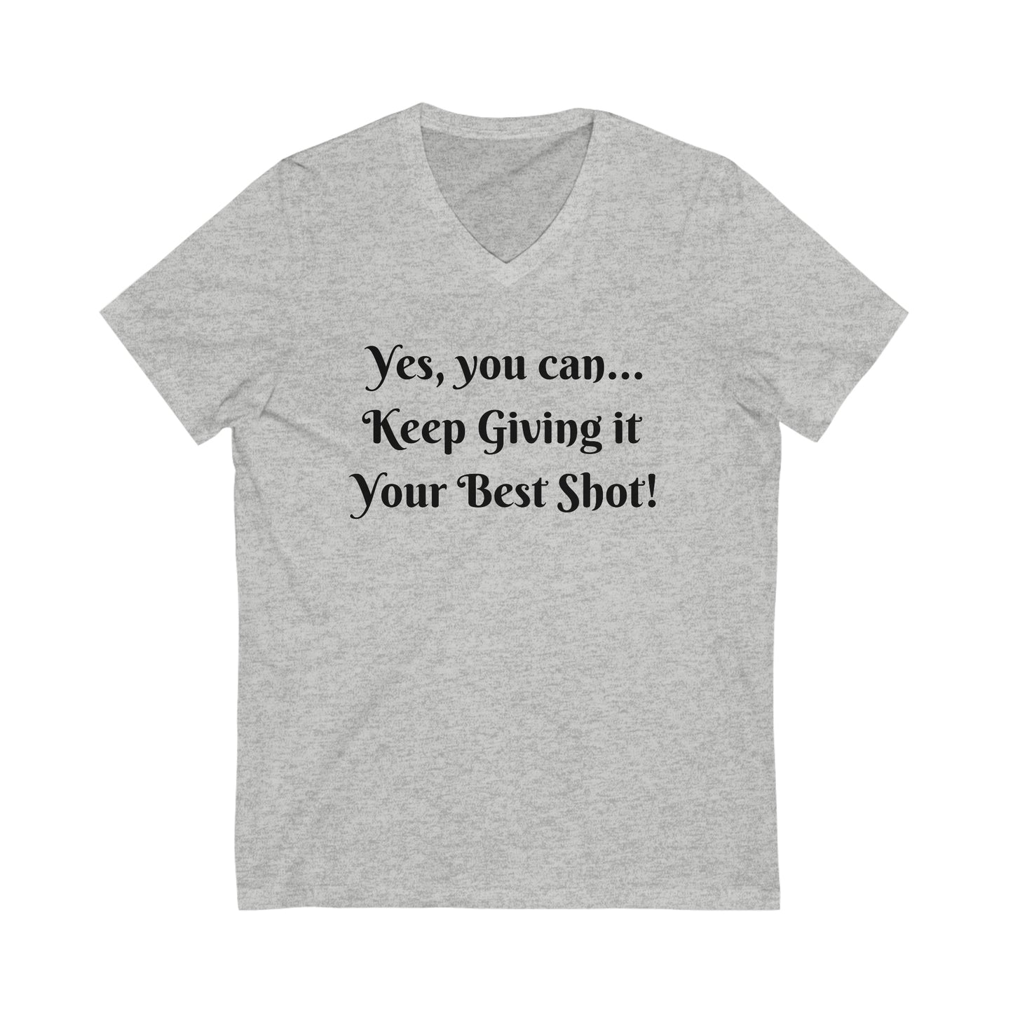 Empower Yourself with 'Yes, You Can' Women's Graphic T-Shirt Printify