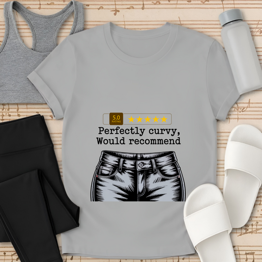 Perfectly Curvy 5 Stars T-Shirt