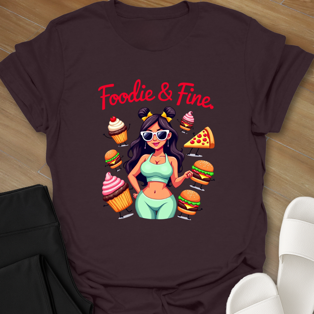 Curvy Foodie & Fine T-Shirt