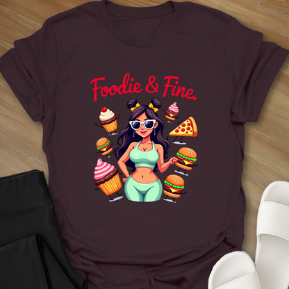 Curvy Foodie & Fine T-Shirt