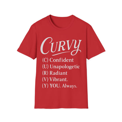 Curvy  - spell it out T-Shirt